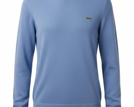 Lacoste Light Blue Crew Neck Knit Sweater