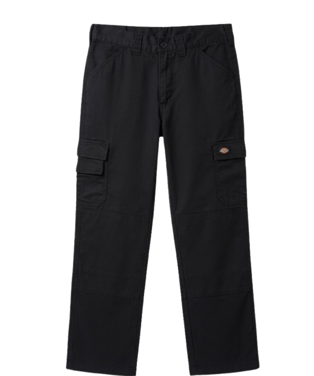 Dickies Male Black Double Knee Cargo Pants