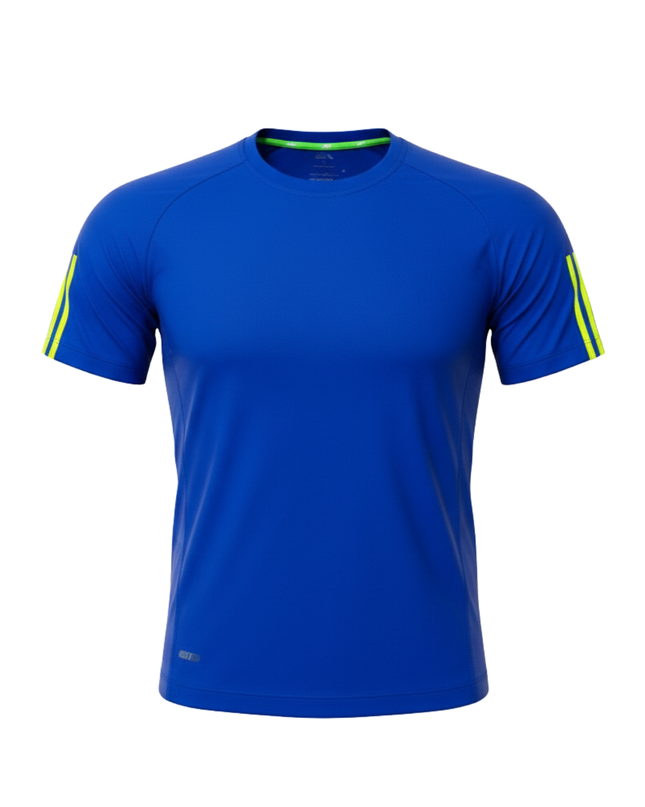 ANTA Skyline Blue Short Sleeve Sports Soccer T-Shirt W/Tags