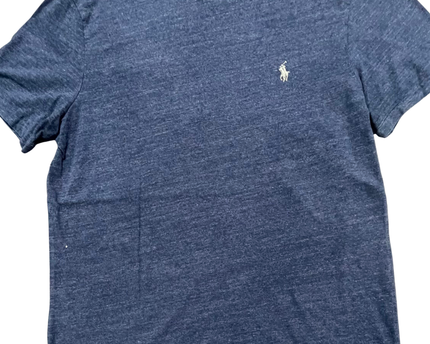 Polo Ralph Lauren Blue Heathered Custom Slim Fit T-Shirt