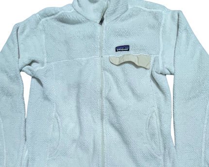 Patagonia White Los Gatos Full-Zip Fleece Jacket