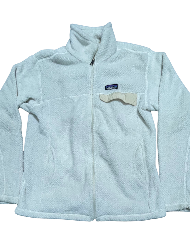 Patagonia White Los Gatos Full-Zip Fleece Jacket