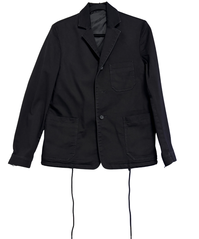 Diesel Black Men's Utility Blazer Jacket