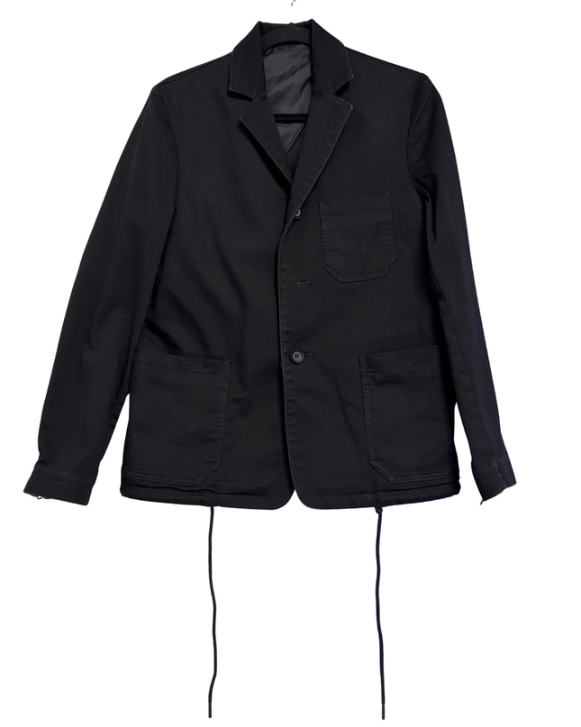 Diesel Black Men's Utility Blazer Jacket