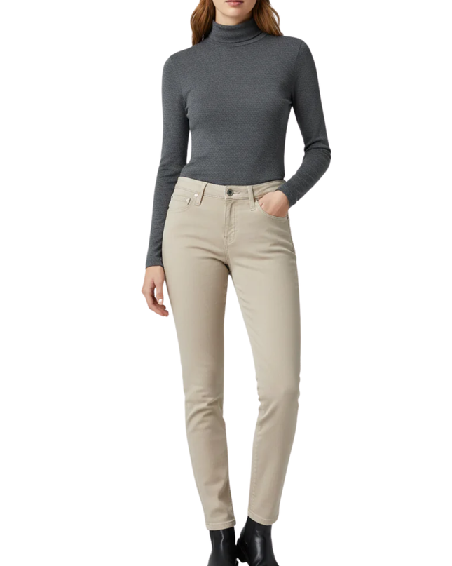 Lee Beige Scarlett Slim Fit Stretch Jeans