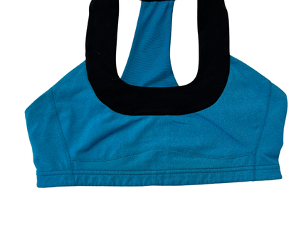 Lululemon Blue and Black Racerback Activewear Sports Bra