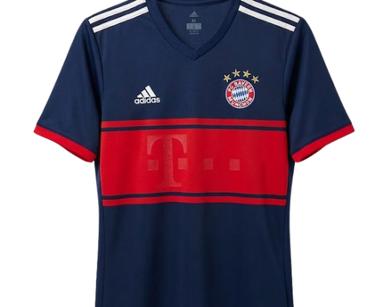 Adidas Blue FC Bayern München Short Sleeve Football Jersey