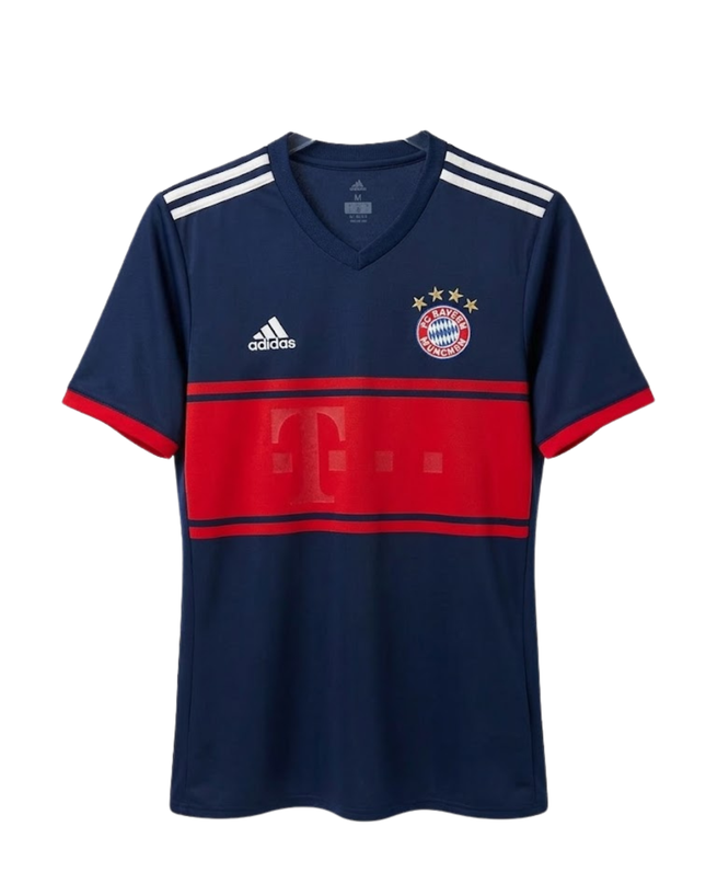 Adidas Blue FC Bayern München Short Sleeve Football Jersey