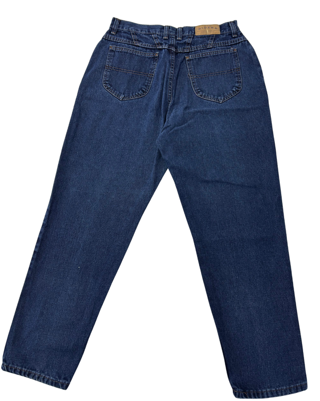 Riders Women's High-Waisted Straight Leg Blue Jeans