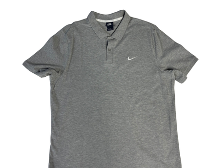 Nike Grey Short Sleeve Polo Shirt