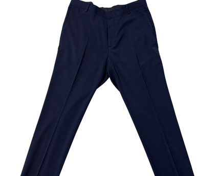 H&M Navy Blue Tailored Dress Trousers