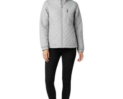 Columbia Grey Quilted Insulated Lightweight Jacket