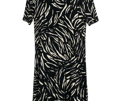 M&S Collection Black Zebra Print Short Sleeve Dress