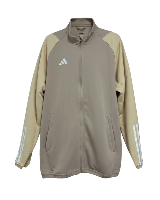 Adidas Beige Two-Tone Tiro 23 Training Track Jacket W/Tags