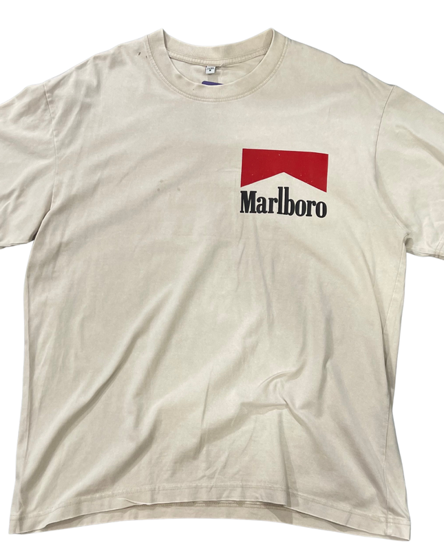 Marlboro Beige Graphic Tee