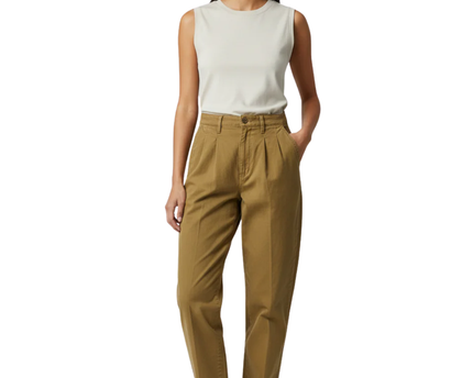 Levi's Tan Pleated Balloon Leg Pants