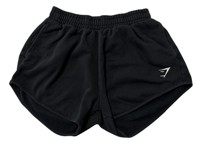 Gymshark Black Fleece Loose Fit Sports Shorts