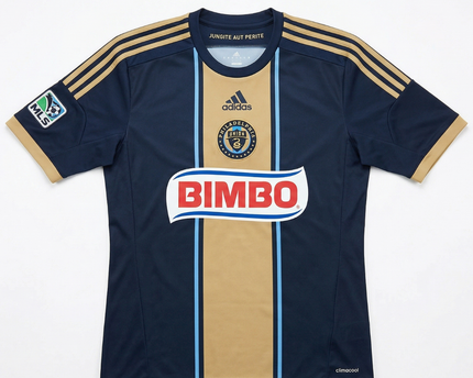 MLS Adidas Navy Blue Philadelphia Union Soccer Jersey