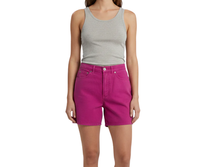 Marks & Spencer Pink High-Waisted Denim Shorts