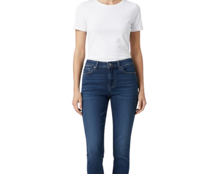 Levi's Blue Mid Rise Skinny Jeans