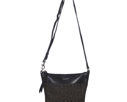 Coach Brown Signature Pattern Crossbody Bag