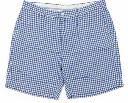 Polo by Ralph Lauren Blue Gingham Straight Fit Shorts