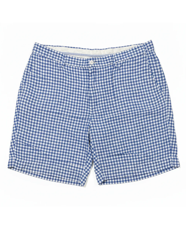 Polo by Ralph Lauren Blue Gingham Straight Fit Shorts