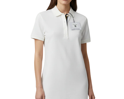 Polo Ralph Lauren White Polo Dress with Pleated Hem