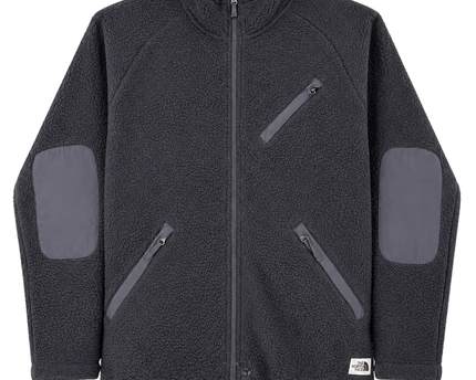THE NORTH FACE Black Full-Zip Sherpa Fleece Jacket