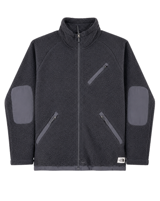 THE NORTH FACE Black Full-Zip Sherpa Fleece Jacket