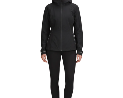 Lululemon Black Full-Zip Hooded Performance Jacket