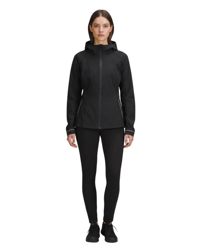 Lululemon Black Full-Zip Hooded Performance Jacket