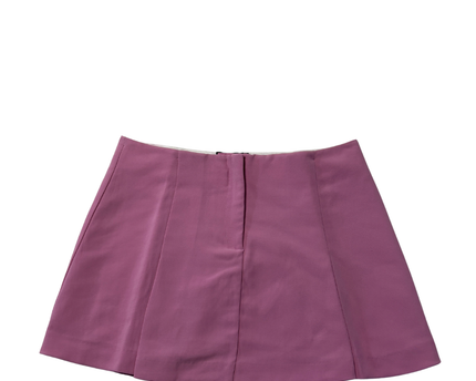Zara Pink Tailored Pleated Mini Skirt