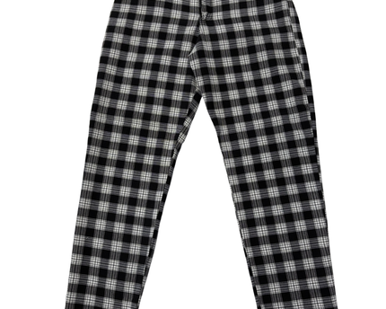 Hollister Black & White Plaid Ultra High-Rise Advanced Stretch Pants