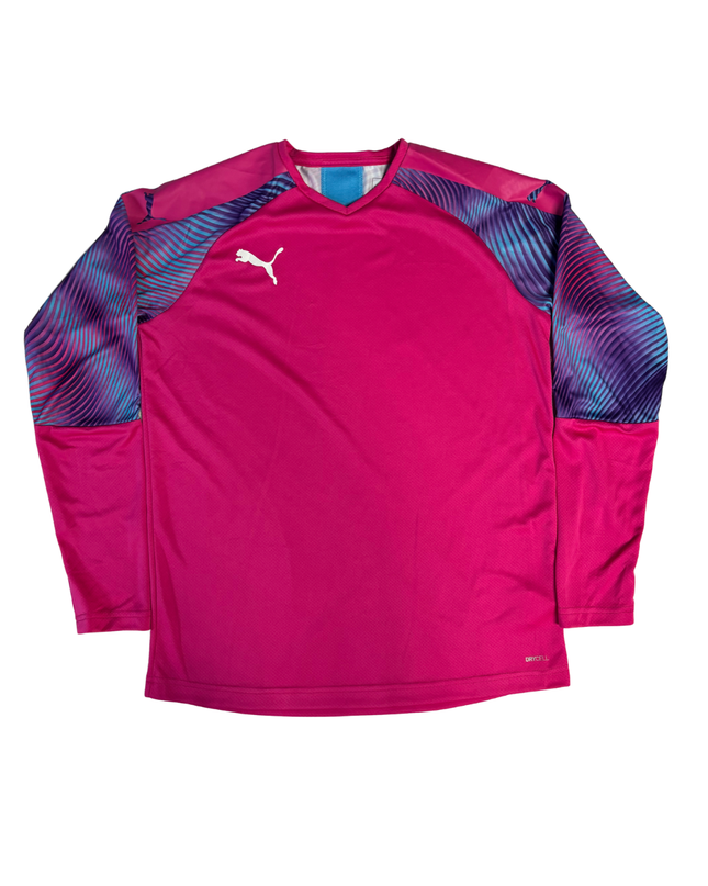 Puma Pink Long Sleeve Graphic Training Jersey