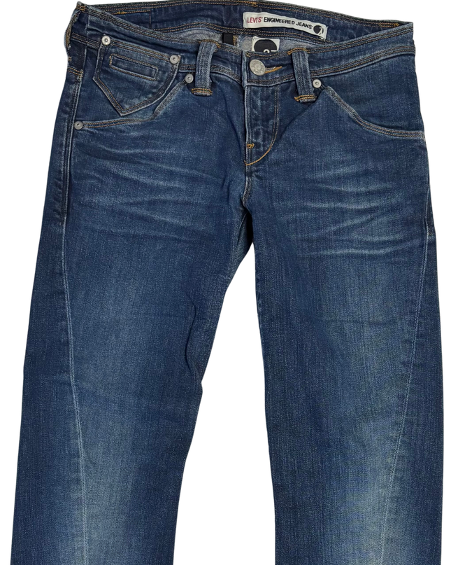 Levi's Blue Engineered Straight Leg Jeans