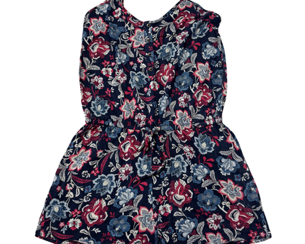Aéropostale Navy Blue Floral Print Romper