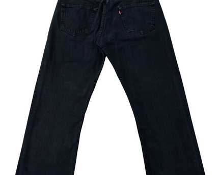 Levi's Classic Black Straight Leg Jeans for Men