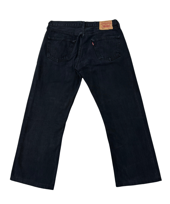 Levi's Classic Black Straight Leg Jeans for Men