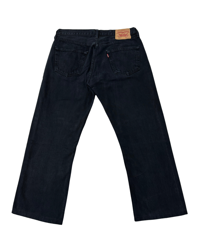 Levi's Classic Black Straight Leg Jeans for Men