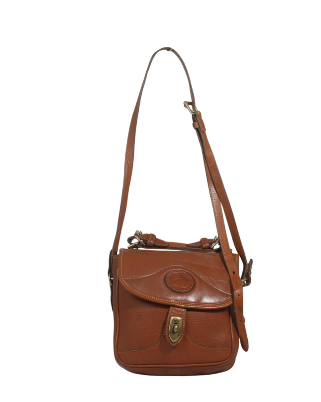 Dooney & Bourke Brown Vintage All-Weather Leather Crossbody Bag