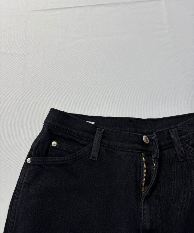 Women's Black Straight Leg Denim Jeans