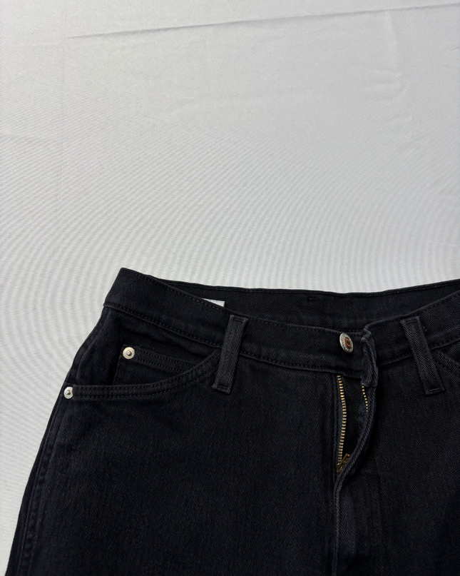 Women's Black Straight Leg Denim Jeans