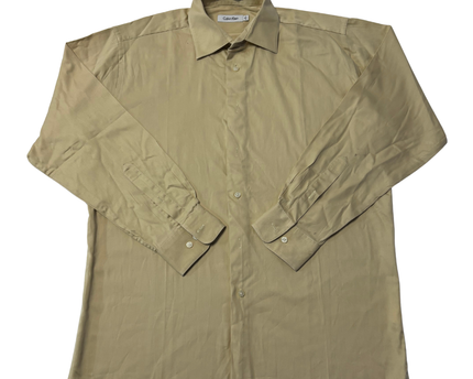 Calvin Klein Tan Men's Long-Sleeve Shirt