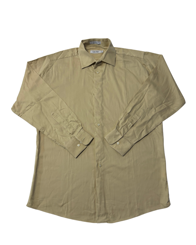 Calvin Klein Tan Men's Long-Sleeve Shirt