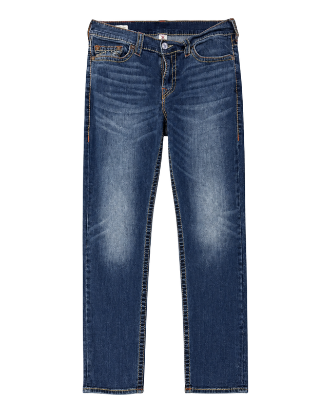 True Religion Blue Geno Relaxed Slim Fit Jeans