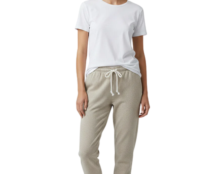 ASOS DESIGN Beige Marl Knit Drawstring Jogger Pants