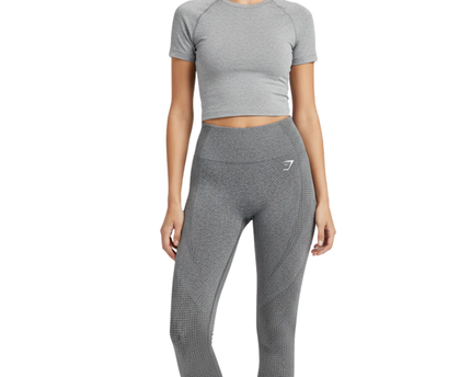 Gymshark Grey Vital Seamless High-Waisted Leggings