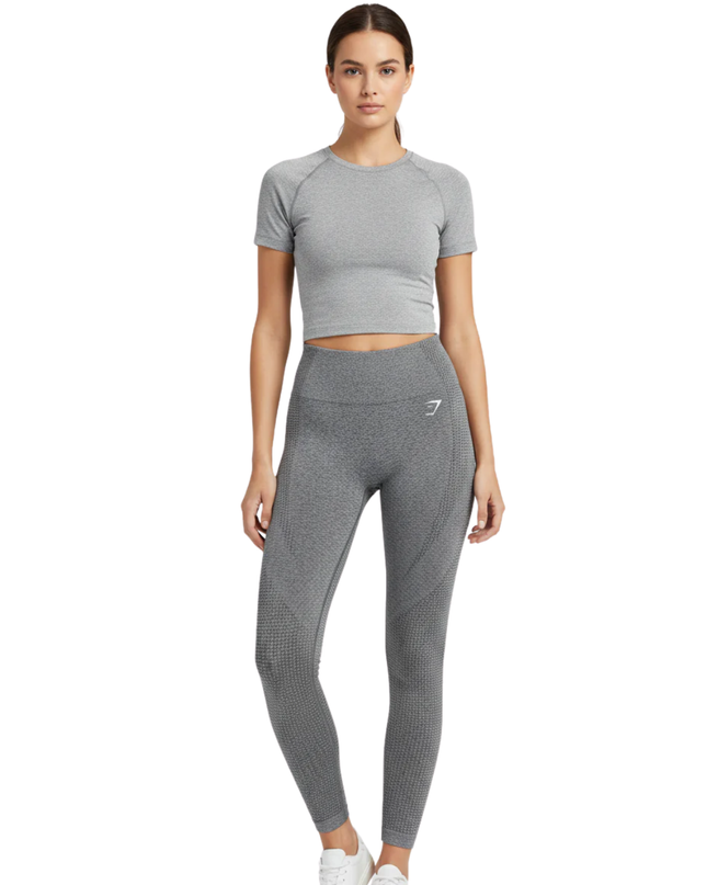 Gymshark Grey Vital Seamless High-Waisted Leggings