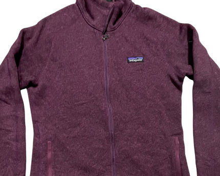 Patagonia Burgundy Better Sweater Full-Zip Fleece Jacket